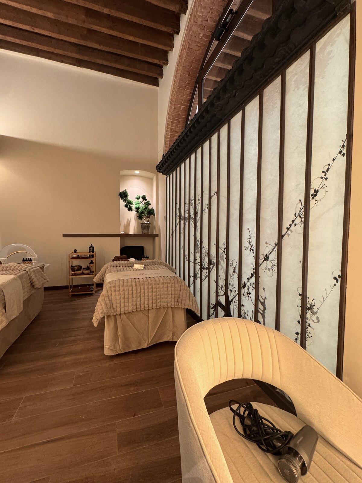 Dettaglio orientale — angolo del salone